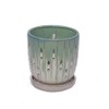 Wooakway 7" Dia Outdoor Indoor Ceramic Planter Pot Decorative Planter with Drainage Hole Patio Flower Pot - 3 of 4