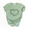 Simply Sage Market Floral Heart Short Sleeve Tee - 3 of 4