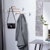 7"x24" Wooden 6 Hanger Wall Hook Gold - Olivia & May: Decorative MDF Polished Finish, Indoor Use, 20 lbs Max - 2 of 4
