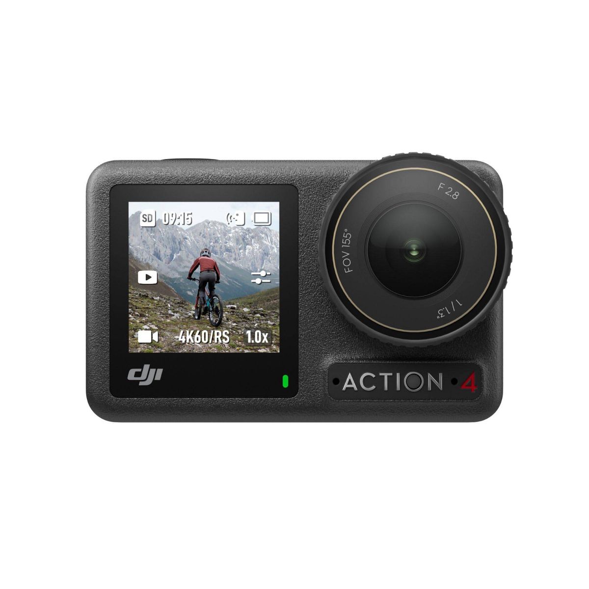 DJI Osmo Action 4 Standard Combo Action Camera: 1/1.3" Sensor, Dual Touchscreens, 4K/120fps