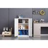 42" Metal Garage Storage Cabinet, 2-Door Locking Steel Tool Cabinet with Adjustable Shelves for Garage, Home, Office & School - 2 of 4