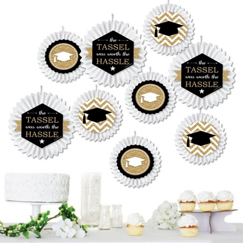 Big Dot Of Happiness Tassel Worth The Hassle - Gold - Diy Grad Cap  Graduation Party Bottle Topper Decorations - Set Of 20 : Target