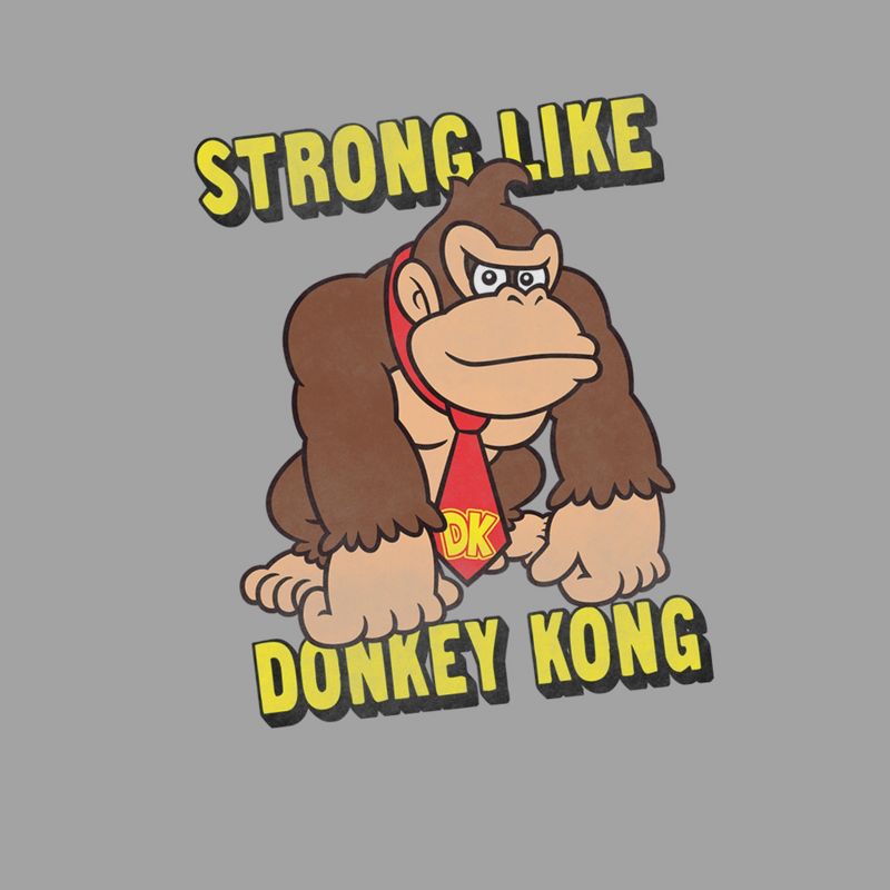 Toddler's Nintendo Strong Like Donkey Kong T-Shirt, 2 of 4