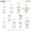 Livex Lighting Devone 3 - Light Semi-Flush Mount in  Antique Brass - 4 of 4