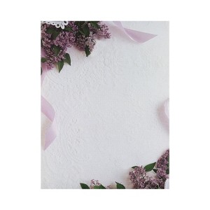 Great Papers Lilacs & Lace Letterhead 80 count 2014291 - 1 of 1