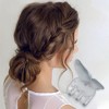 Unique Bargains Women's Fashion Frosted Butterfly Half-Tied Hair Clips 3.35"x1.77"x2.17" 1 Pc - 2 of 3