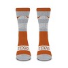 NCAA Texas Longhorns Mixer Crew Socks: Cushioned Heel & Toe, Knit Midweight Fabric - 2 of 3