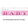 Beistle Plastic Baby Yard Sign, 11.5" x 6', (1/Pkg) Pink - 4 of 4