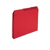 MyOfficeInnovations Colored Top-Tab File Folders 3 Tab Red Letter Size 24/Pack 659791 - 4 of 4
