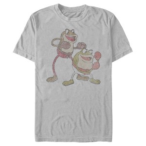Men's Cuphead Boxing Duo Ribby and Croaks T-Shirt - 1 of 4