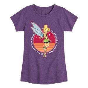 Girls' - Disney - Peter Pan Fitted Short Sleeve Graphic T-Shirt - 1 of 4
