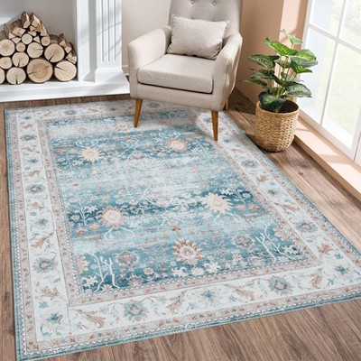 Ophanie Area Rugs for Bedroom Living Room, Soft Plush Carpet, Indoor Floor Gray Rug