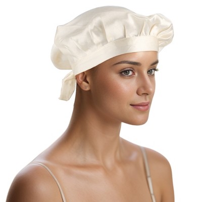 Unique Bargains Women's Faux Silk Hair Bonnet 1 Pc