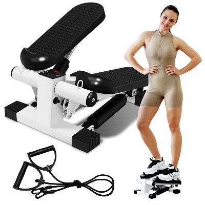 DOMETOUR Compact And Convenient Mini Stepper Exercise Machine With Innovative Twist Design - Full-Body Cardio Workout, LCD Display & Non-Slip Pedals