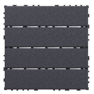 Dolonm 44PCS 12"x12" Plastic Interlocking Deck Tiles - Waterproof Outdoor Flooring for Patio, Pool & Balcony - 1 of 4