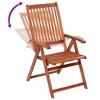 vidaXL Folding Patio Chairs 2 pcs Solid Acacia Wood Brown - 4 of 4