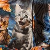 Men's Special Thanks Halloween Cats & Pumpkin Boxer Briefs - Black - 3 of 4