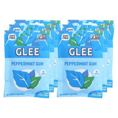 Glee Gum Peppermint Chewing Gum - Case of 6/55 ct