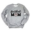 Simply Sage Market Baseball Mom Smiley Face Sweatshirt - 3 of 4