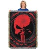 Northwest Marvel's Punisher, 'Center Target' Woven Tapestry Throw Blanket 48" x 60" - 4 of 4
