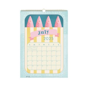 Blue Sky 12"x17" Monthly Wall Calendar Tinned Assorted - 1 of 3
