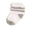 Luvable Friends Baby Boy Newborn and Baby Terry Socks, Athletic - image 3 of 4