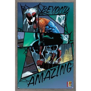 Trends International Marvel Comics Spider-Man: Beyond Amazing - Rain Mash-up Framed Wall Poster Prints - 1 of 4