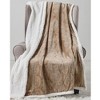 Plazatex Caesar Decorative Super Soft Throw Blanket for Sleep/Decor 50" x 60" Taupe - 2 of 4