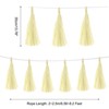 Unique Bargains Party Decoration Reusable Strong Rope Tassel Garland Banner 20 Pcs - 2 of 4