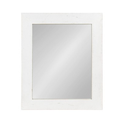 30" x 36" Garvey Wood Framed Wall Mirror White - Kate and Laurel