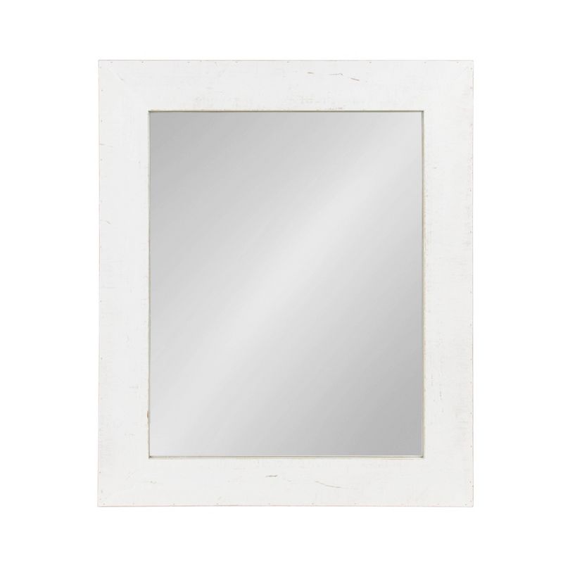 30&#34; x 36&#34; Garvey Wood Framed Wall Mirror White - Kate and Laurel, 1 of 8