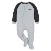 Gerber Infant and Toddler Boys' Fleece Footed Pajamas, 2-Pack - 3 of 4