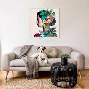 Amanti Art Floral Profile by Incado Framed Wall Art Print - 1 of 4