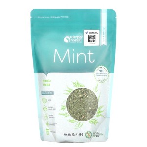 USimplySeason Dried Herb, Mint, Cut & Sifted, 4 oz (113 g) - 1 of 2