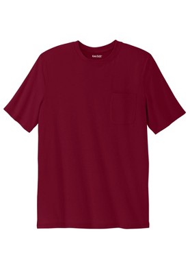 KingSize Shrink-Less Lightweight Pocket Crewneck T-Shirt
