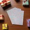 Unique Bargains Gift Wrap Paper Waterproof Glossy Coated Paper 27.56"x19.69" 5 Pcs - 2 of 4