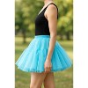 Malco Modes Women’s Tutu Mini Skirt – Fluffy Layered Ballet Underskirt for Carnival, Festival, Rave, Dance, and Costume Wear – Ivory - 4 of 4
