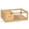 Akoasm Wooden Tortoise House & Habitat For Reptile, Lizards, Geckos Indoor-Yellow - 2 of 4