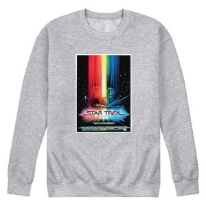 Men's - Star Trek - Retro Movie Poster Graphic Fleece Sweatshirt - 1 of 4