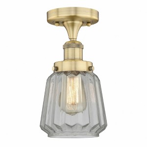 Chatham - 1 Light Semi-Flush Mount In Industrial Style-8.25 Inches Tall and 6.5 Inches Wide - 1 of 1