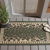 Courtyard Cheetah CY6100 UV & Stain Resistant Non-Shedding Power Loomed Indoor/Outdoor Rugs - Safavieh - 2 of 4