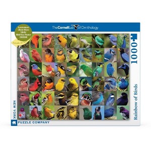 New York Puzzle Company Rainbow of Birds 1000 Piece Puzzle - 1 of 4