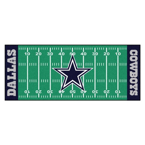 Dallas Cowboys Fan Mats Football Field, Dallas Cowboys Rug