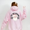 Simply Sage Market Tis The Season Santa Front And Back Hoodie - 2 of 4
