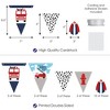 Big Dot of Happiness Fired Up Fire Truck DIY Firefighter Firetruck Baby Shower or Birthday Party Pennant Garland Decoration Triangle Banner 30 Pc - 3 of 4