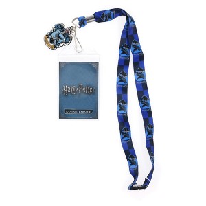 Silver Buffalo Harry Potter Ravenclaw 22-Inch Lanyard With ID Badge Holder and Crest Charm - 1 of 4
