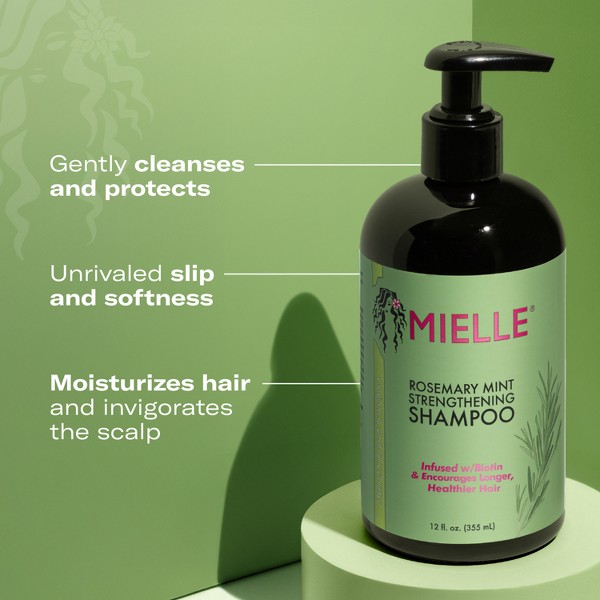 Mielle Organics Champú Fortificante de Romero y Menta - 12 fl oz 4