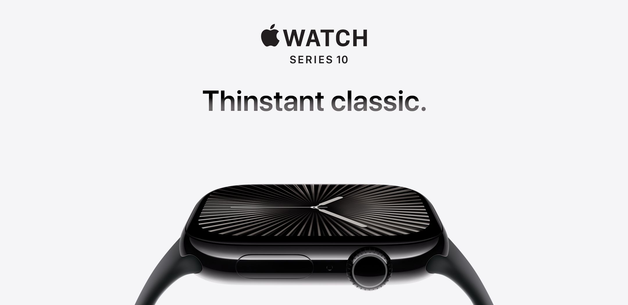 Apple Watch Series 10. Thinstant classic.