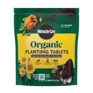 Miracle-Gro Organic Tablet Fertilizer 5.64oz - 1 of 4