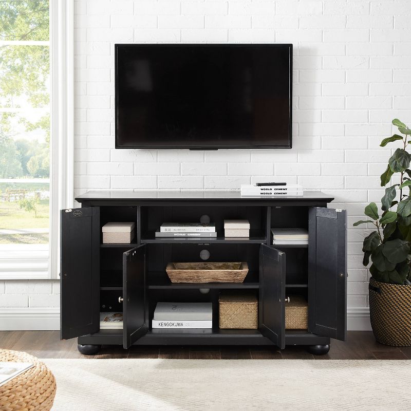 Alexandria TV Stand for TVs up to 48&#34; Black - Crosley, 6 of 13